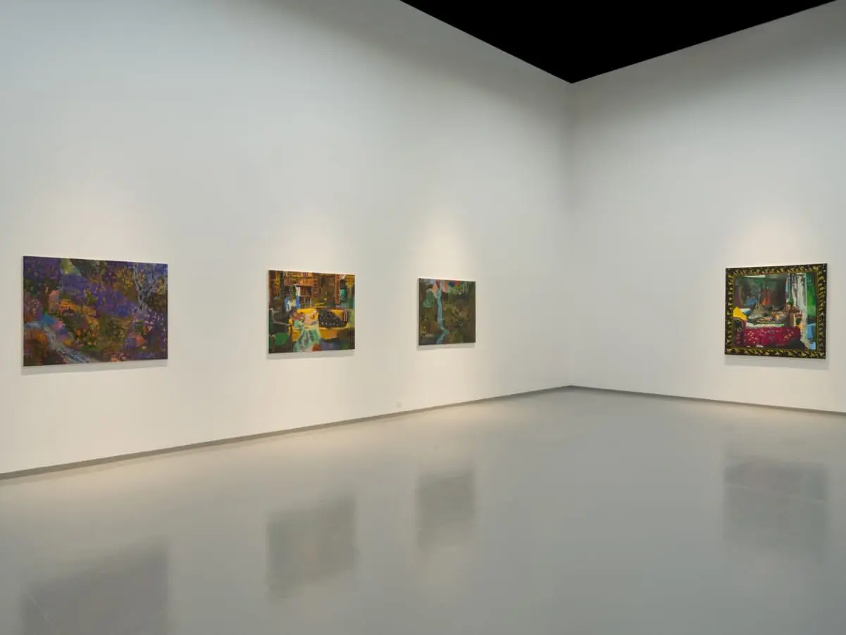 Allusive Veil exhibition by Hisham Sharif is on view at Ayyam Gallery