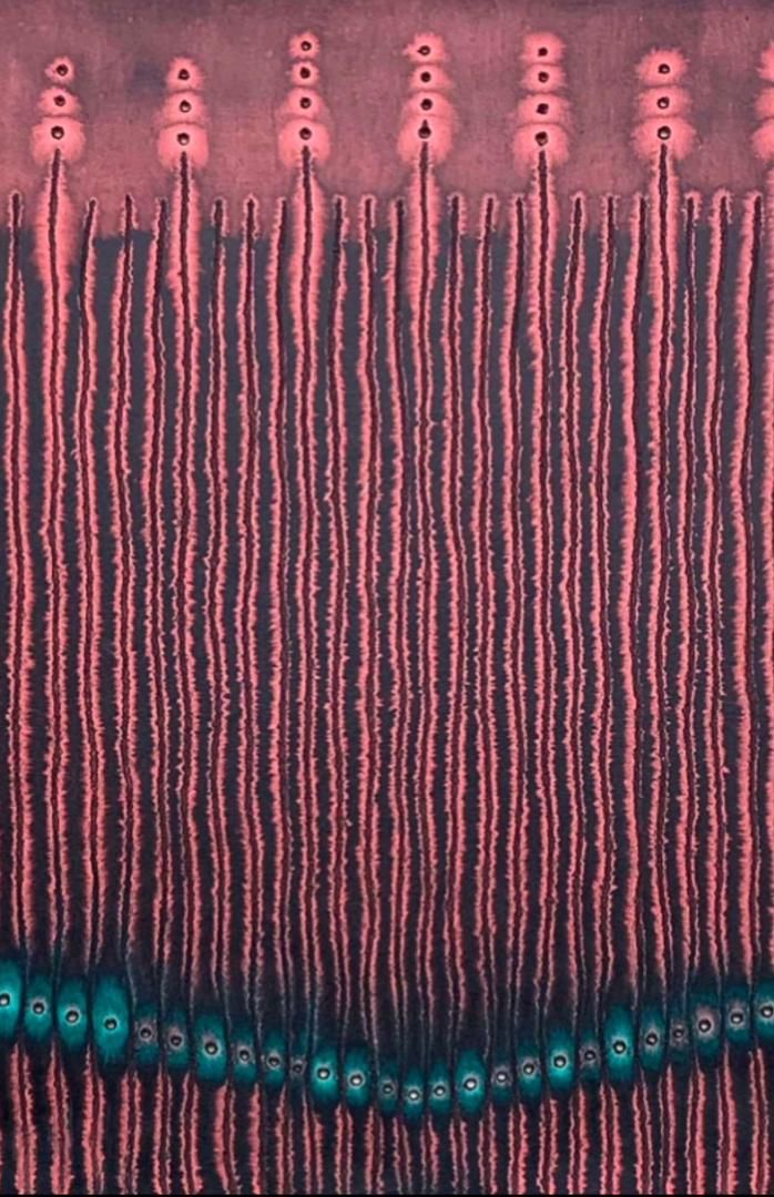 The single artwork of Sohan Qadri at 1X1 Art Gallery, Alserkal Avenue 