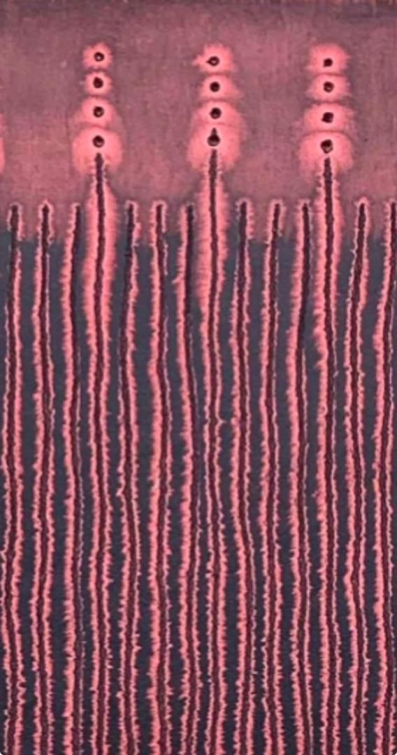 The single artwork of Sohan Qadri at 1X1 Art Gallery, Alserkal Avenue 