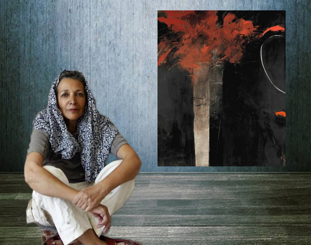 Farideh Lashai in the Raha Gallery Collection