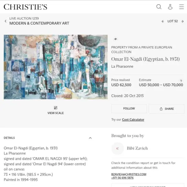 Omar El-Nagdi Raha Gallery Collection 