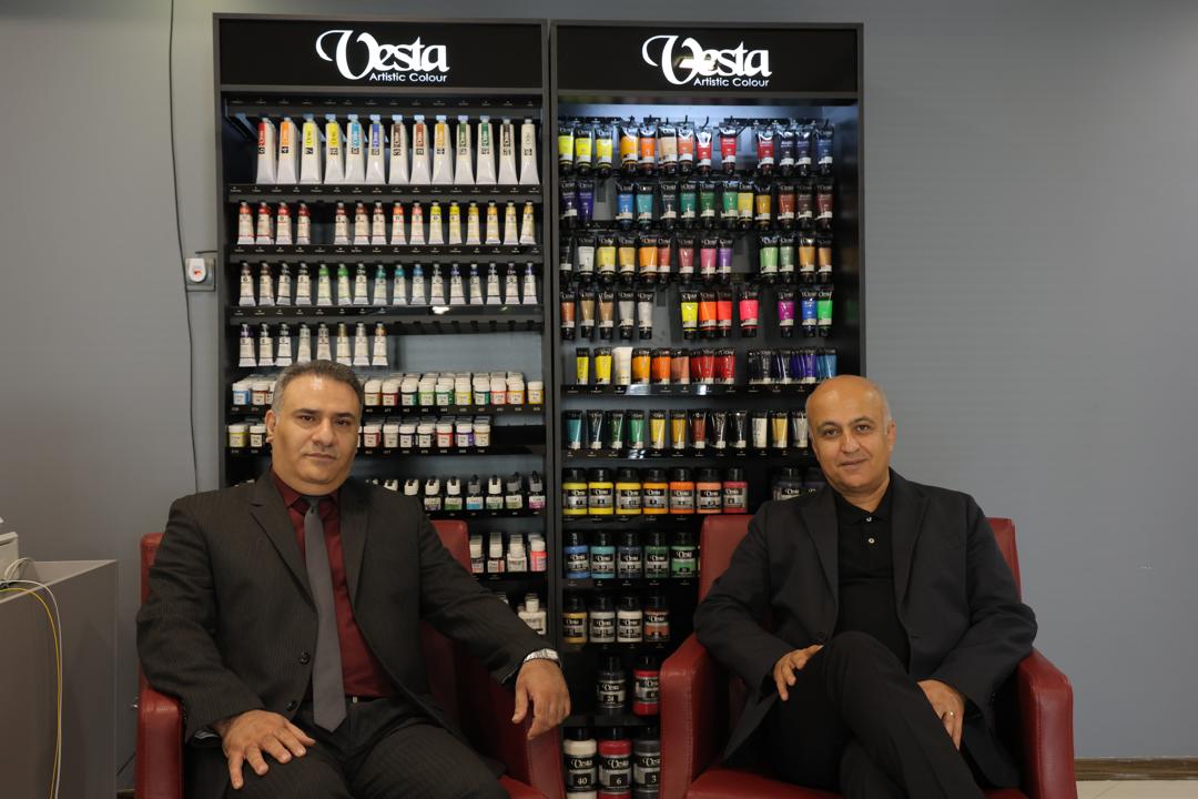 Hamidreza Shafiei and Kiarash Yaghoubi at Vesta Color