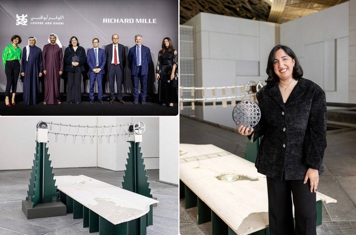 Louvre Abu Dhabi announced Nabla Yahya as Richard Mille Art Prize winner