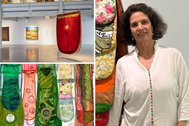 Leda Catunda brings wit, color, and critique to Sharjah Art Foundation