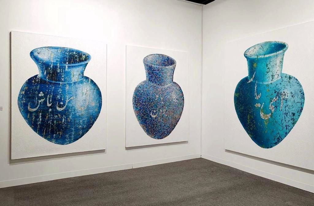 The Third Line Gallery with the works of Farhad Moshiri at Abu Dhabi Art 2023