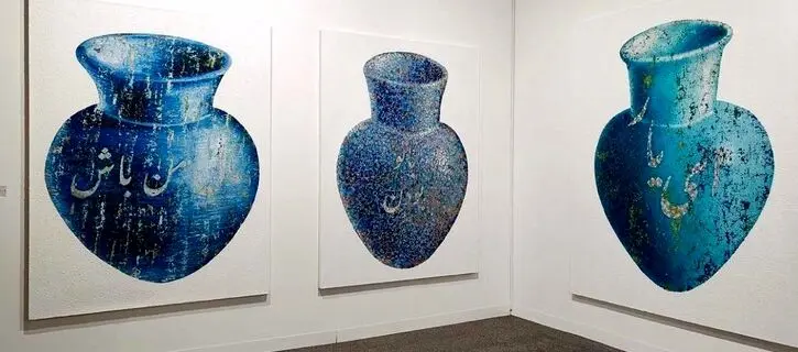 The Third Line Gallery with the works of Farhad Moshiri at Abu Dhabi Art 2023
