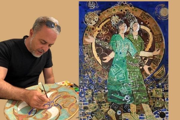 Mehrdad Fallah and the Work Sama Dance from the “Neo-Saqqakhaneh” Series: A Journey Between Yesterday and Today