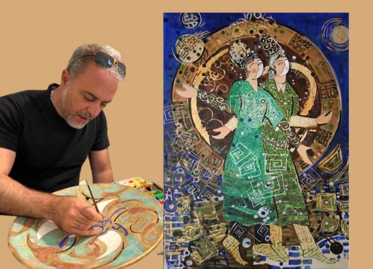 Mehrdad Fallah and the Work Sama Dance from the “Neo-Saqqakhaneh” Series: A Journey Between Yesterday and Today