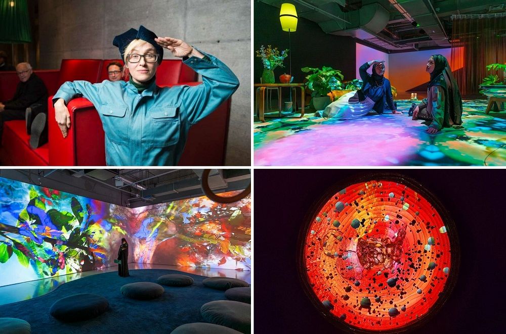 Electric Idyll by Pipilotti Rist at Doha Fire Station - photos