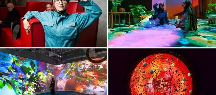 Electric Idyll by Pipilotti Rist at Doha Fire Station - photos