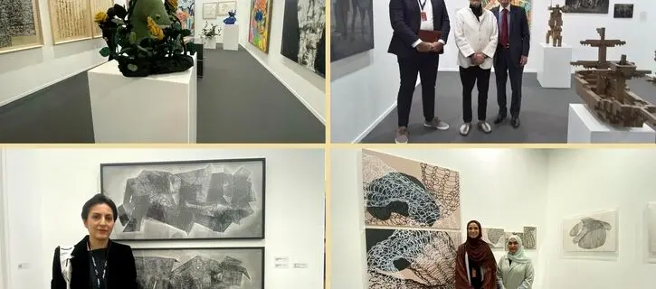 A look at the booths of 10 galleries at Art Dubai 2024