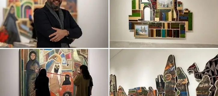 Rashed Al Shashai presents visual exhibition of pre-Vision 2030 era - photos