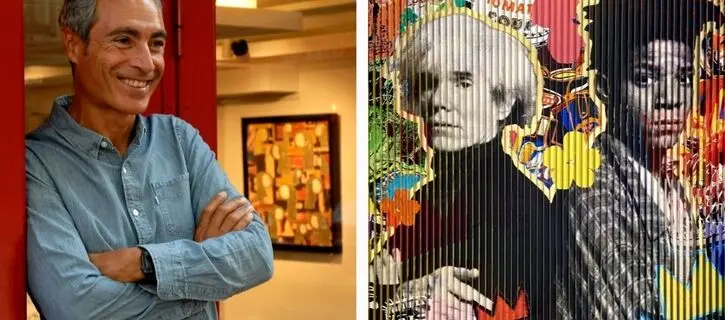Marilyn Monroe and Andy Warhol in DIFC / Patrick Rubinstein at sconci gallery Dubai 