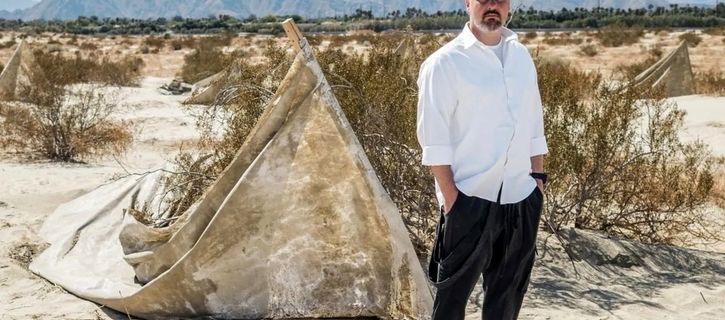 Muhannad Shono's "What Remains" is on view at Desert X - photos