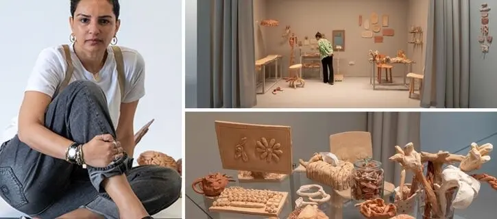 'Counting Fingers' exhibition by Hana El-Sagini at 421 Arts Campus - photos