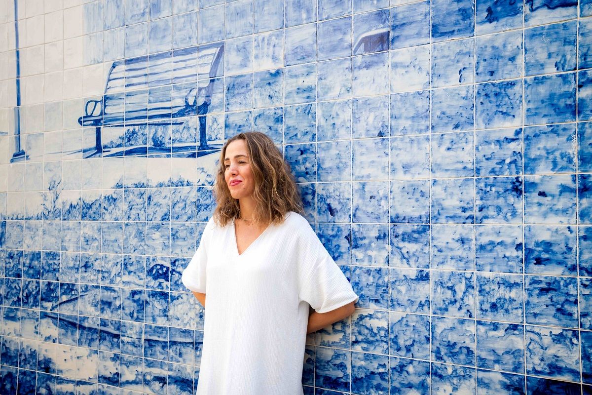 A look at Chafa Ghaddar's mural at Al Safa Art & Design Library