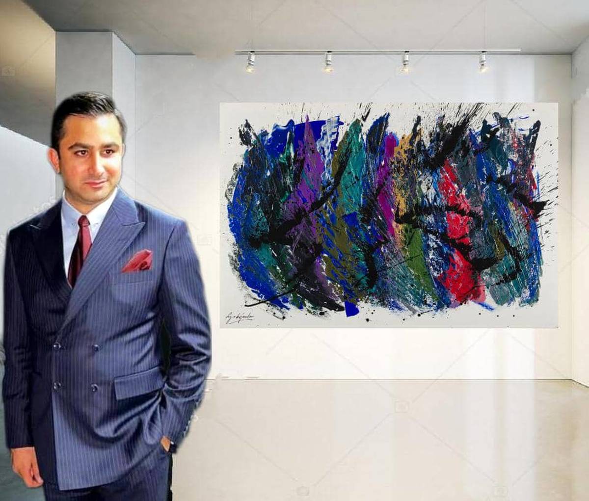 Figo Birjandian and the Music of Color on Canvas