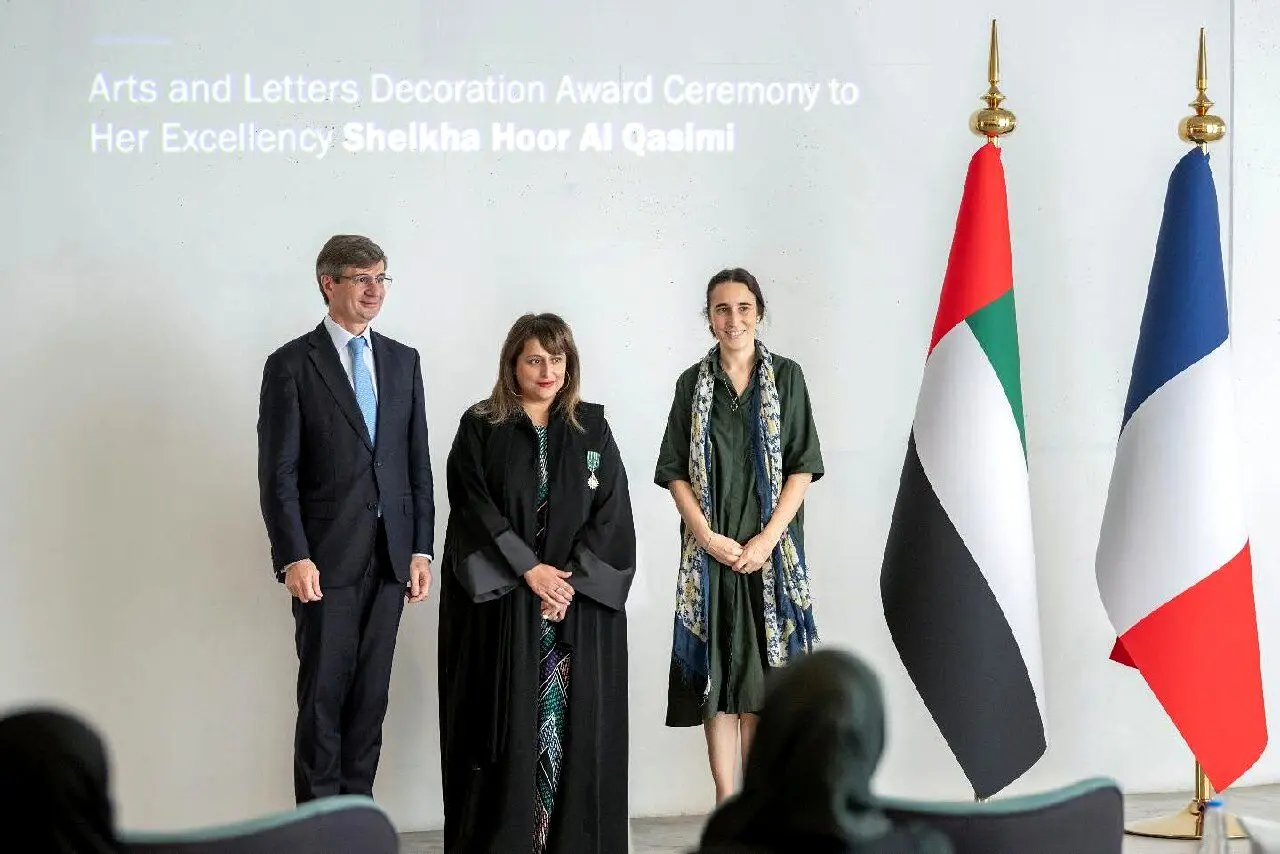 Hoor Al Qasimi Receives France’s Order of Arts and Letters