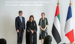 Hoor Al Qasimi Receives France’s Order of Arts and Letters