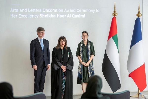 Hoor Al Qasimi Receives France’s Order of Arts and Letters