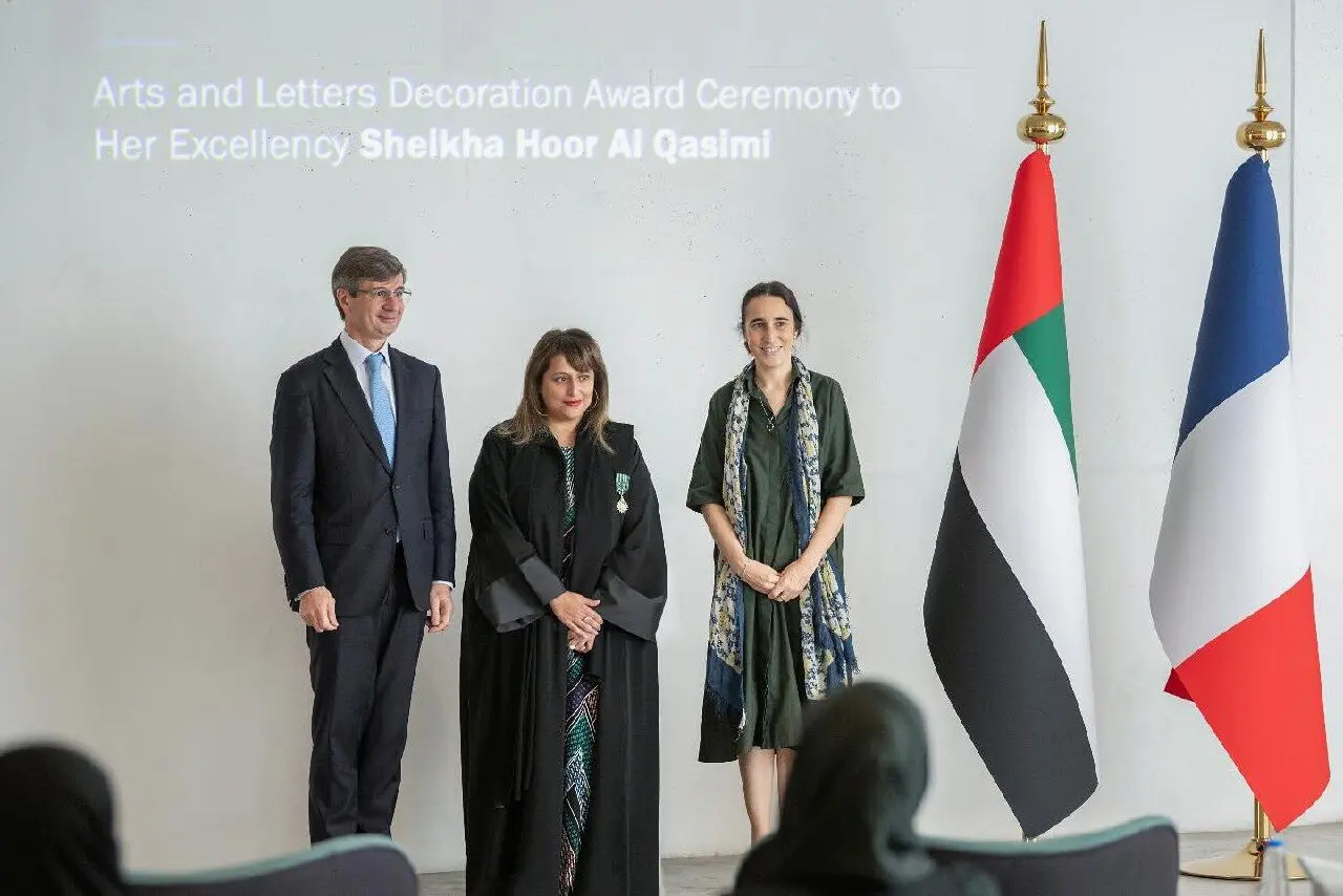 Hoor Al Qasimi Receives France’s Order of Arts and Letters