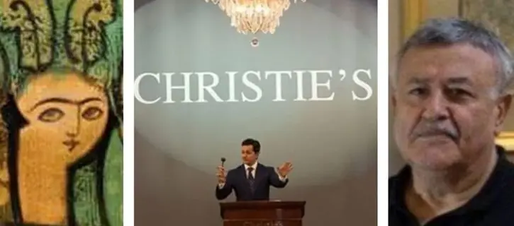 Christie's Paris Sold Sadegh Tabrizi's Artwork from Prince of Naples Collection