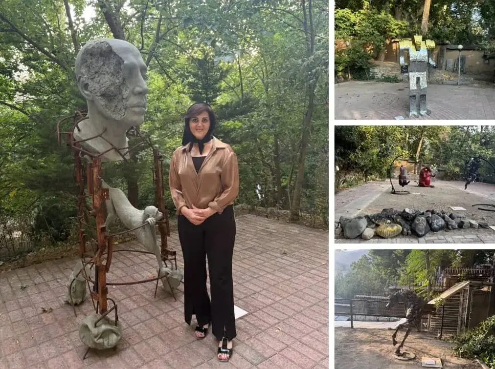 Zohreh Mehraban curates a MAAD Gallery exhibition, 'Unto Human,' featuring 22 artists at Bagh-e Sizdah Chenar, amid Tehran's summer heat