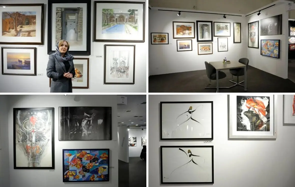 Watch: A Look at Shokouh Gallery’s Booth at the First Tehran Art Fair
