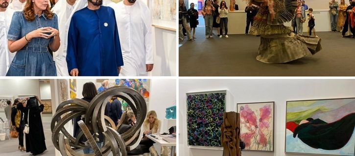 Sheikh Mohammed bin Rashid tours Art Dubai 2024 - photos