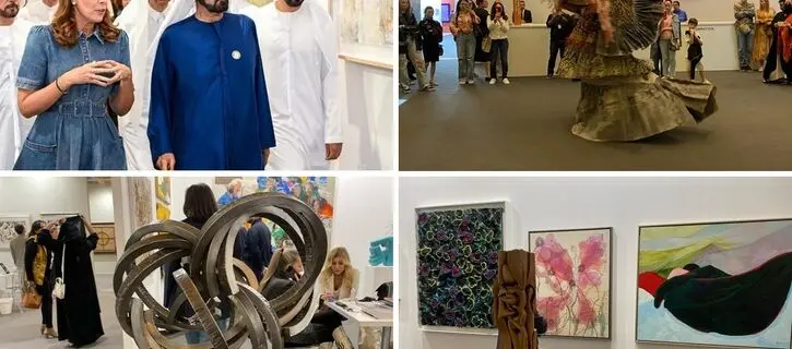 Sheikh Mohammed bin Rashid tours Art Dubai 2024 - photos