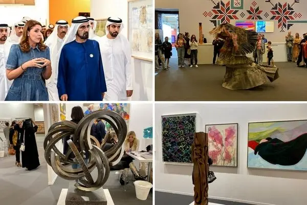 Sheikh Mohammed bin Rashid tours Art Dubai 2024 - photos