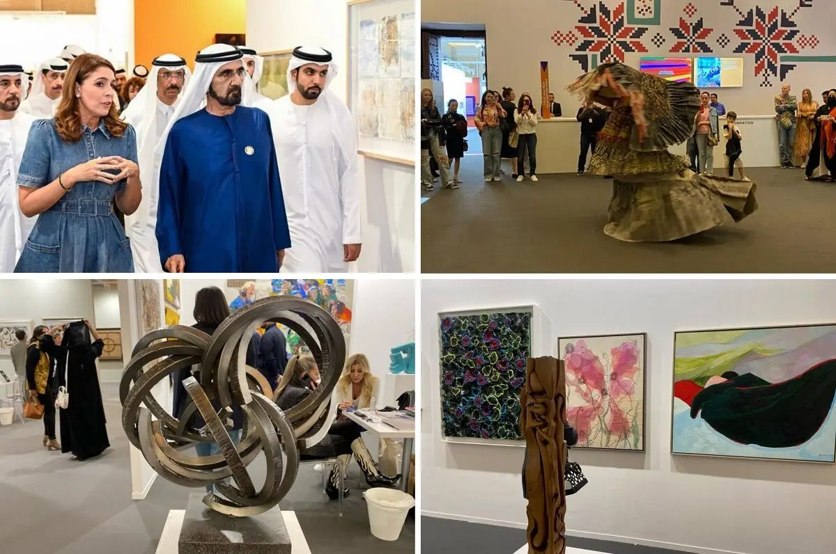 Sheikh Mohammed bin Rashid tours Art Dubai 2024 - photos