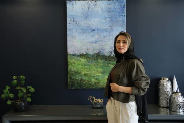 "Written Abstract" by Farnaz Rezaei at Vesta Color