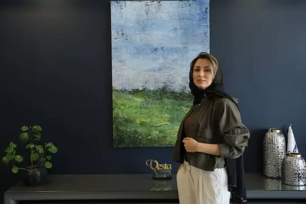 "Written Abstract" by Farnaz Rezaei at Vesta Color