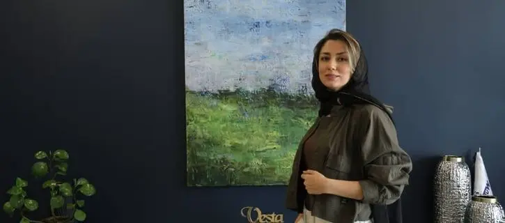 "Written Abstract" by Farnaz Rezaei at Vesta Color
