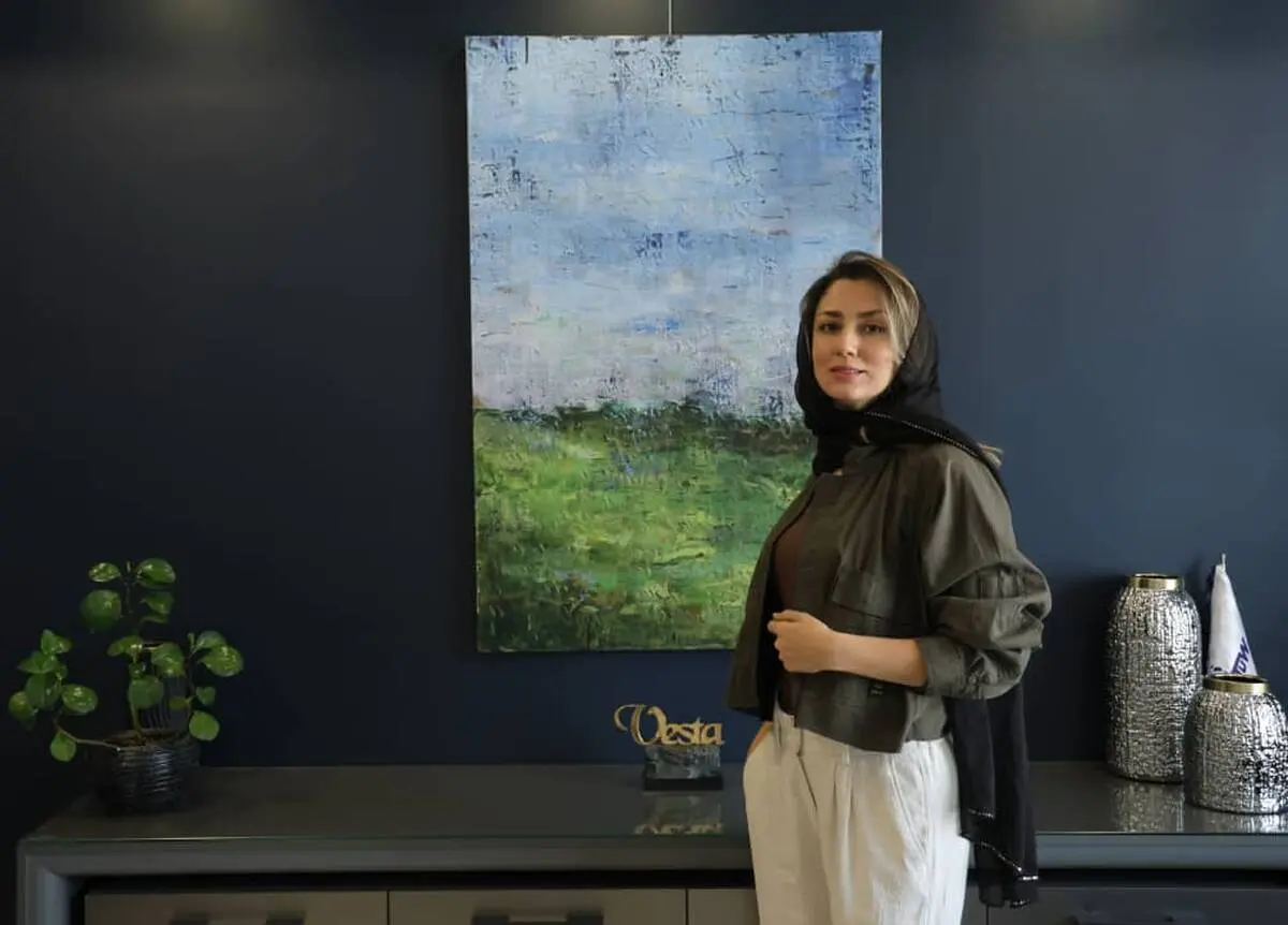 "Written Abstract" by Farnaz Rezaei at Vesta Color