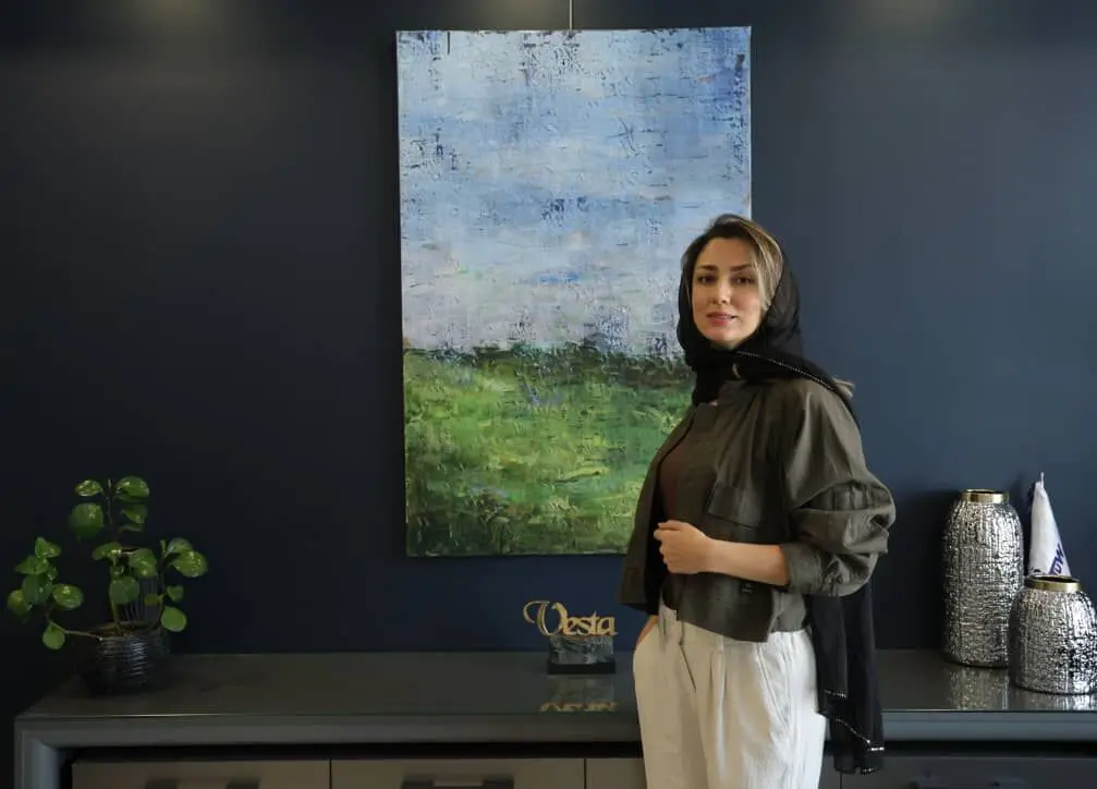 "Written Abstract" by Farnaz Rezaei at Vesta Color
