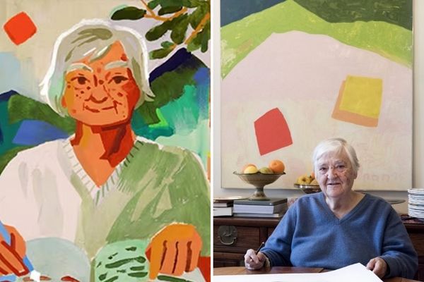 Google Doodle celebrates Etel Adnan