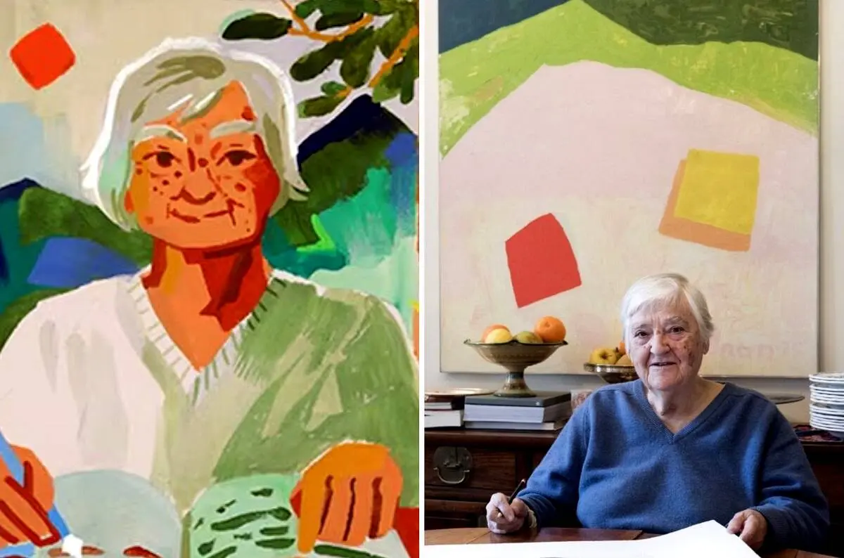 Google Doodle celebrates Etel Adnan