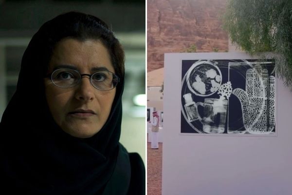 Maha Malluh is exhibiting her historical series of photograms in AlUla