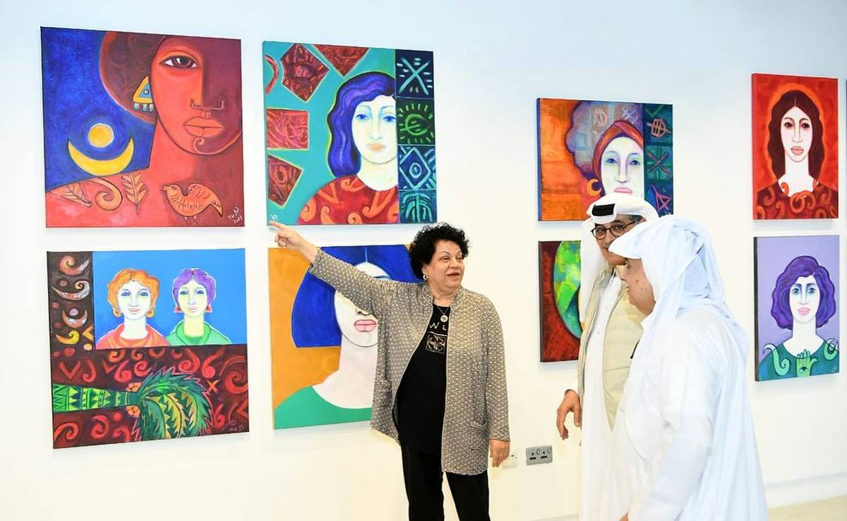 Al Markhiya Gallery opens exhibition by Thuraya Al Baqsami at Doha Fire Station