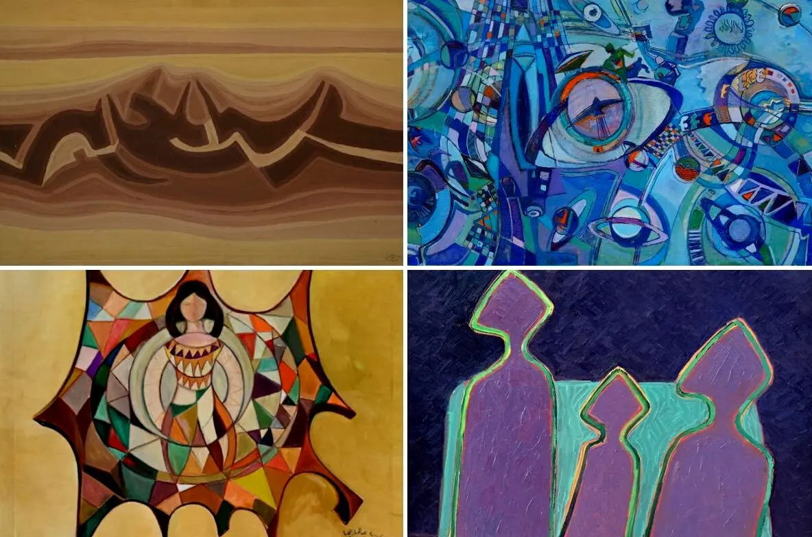 The works of leading Saudi artists have been exhibited at Sotheby's London