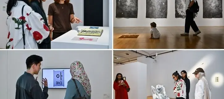 NYU Abu Dhabi Art Gallery presents "Phenomenological Alphabets," featuring works by six artists, at the Project Space