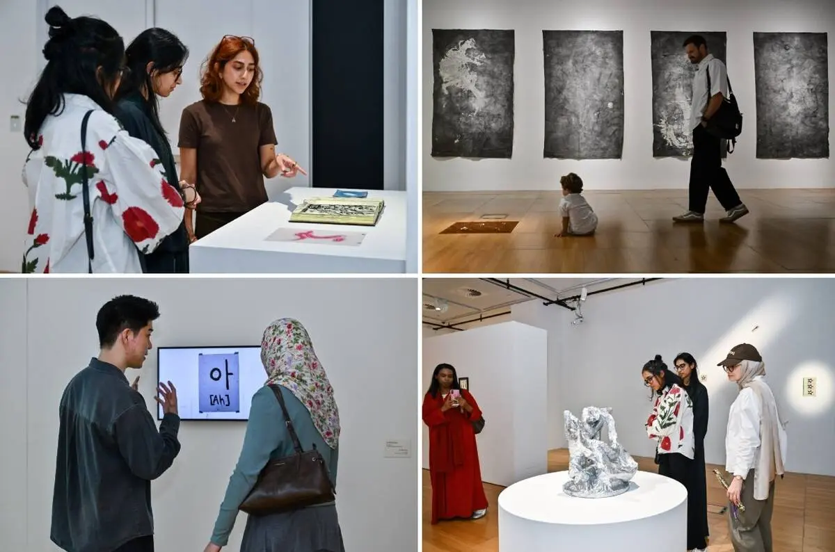 NYU Abu Dhabi Art Gallery presents "Phenomenological Alphabets," featuring works by six artists, at the Project Space