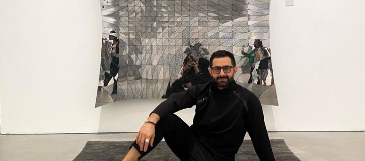 'Immortal Mirror'  Aref Montazeri at Leila Heller Gallery Dubai - photos