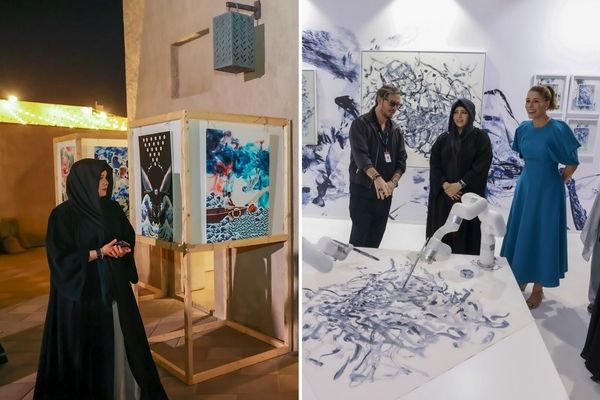 Watch: Sheikha Latifa visited Sikka Art and Design Festival and Art Dubai 2024