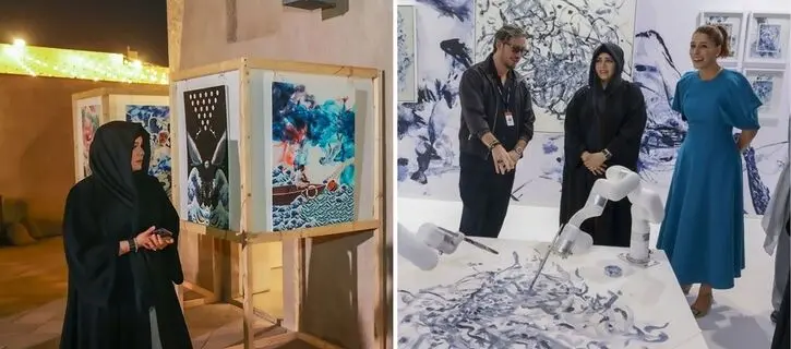 Watch: Sheikha Latifa visited Sikka Art and Design Festival and Art Dubai 2024