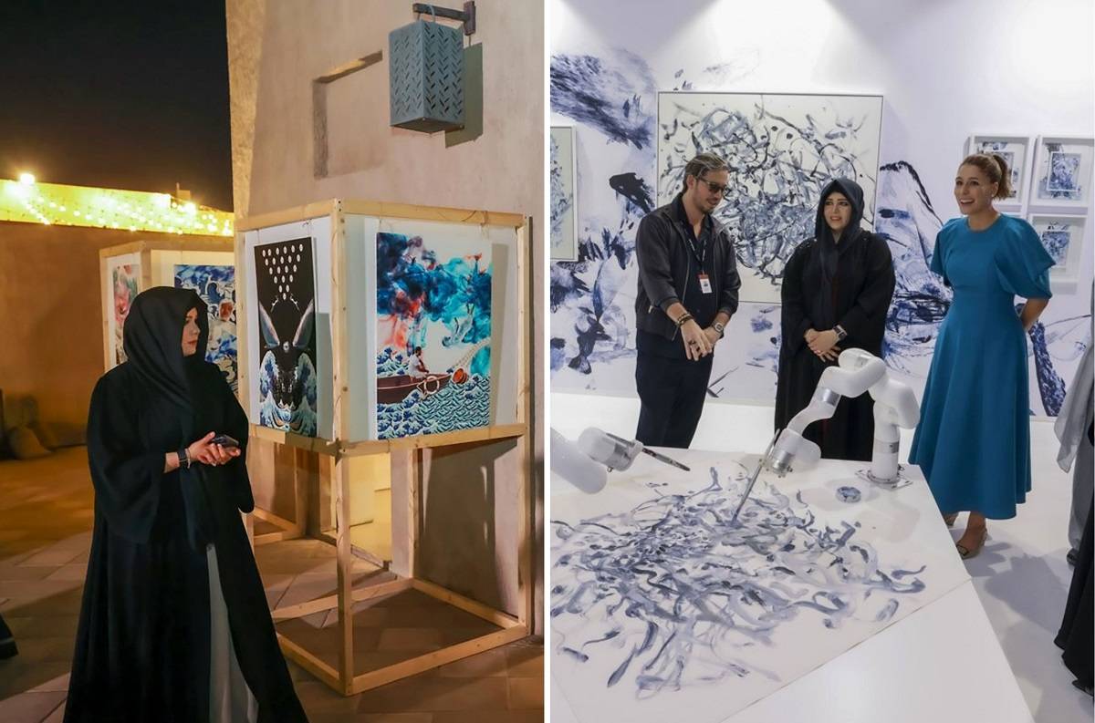 Watch: Sheikha Latifa visited Sikka Art and Design Festival and Art Dubai 2024