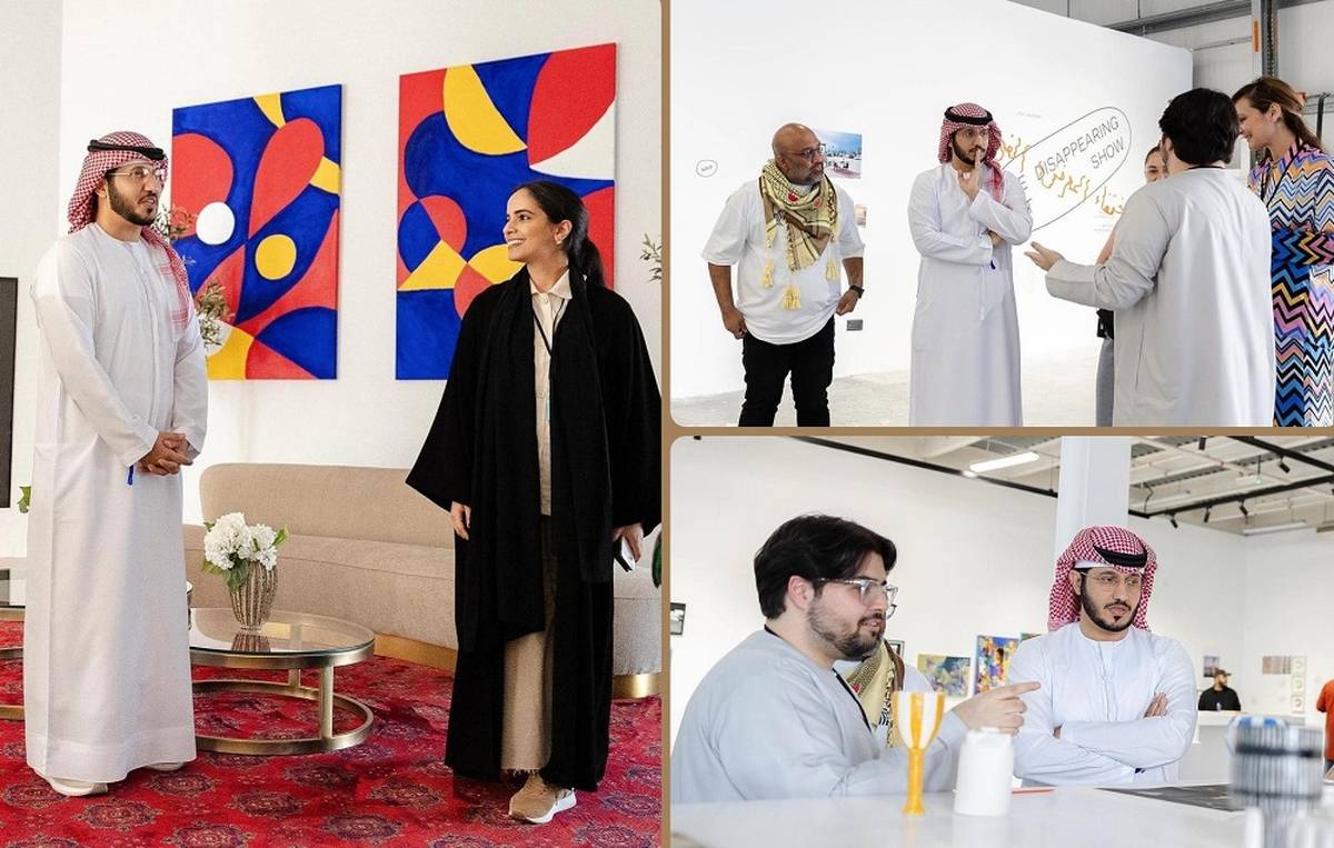 Dr Saeed Kharbash visited 11th edition of the Quoz Arts Fest