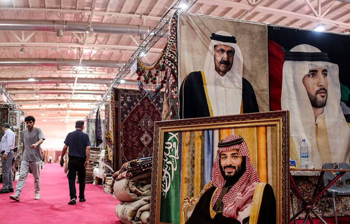 Crown Prince of Saudi Arabia, Emir of Qatar, Sultan of Oman and President of the UAE in Tehran